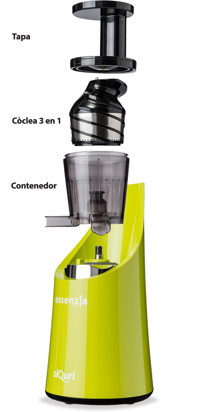 Essenzia Green by siQuri Extractor lento de Zumos de ultima generacion