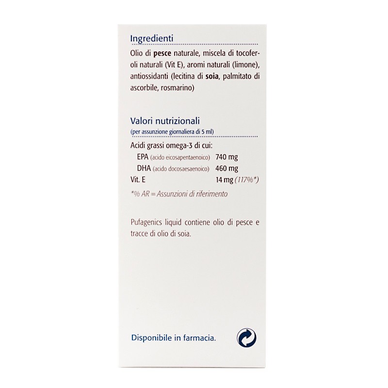 Pufagenics Liquid omega3 + Vit. E -...