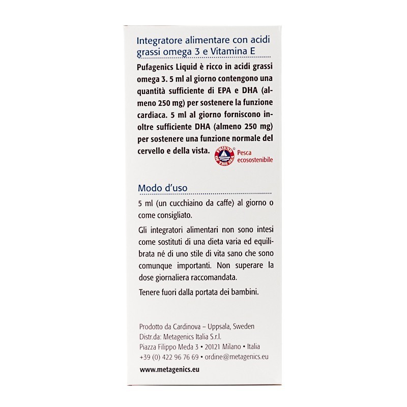 Pufagenics Liquid omega3 + Vit. E -...