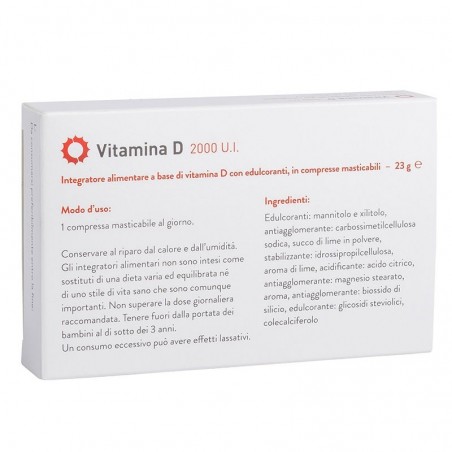 Integratore Vitamina D 2000 U.I. , 84 cps masticabili Metagenics