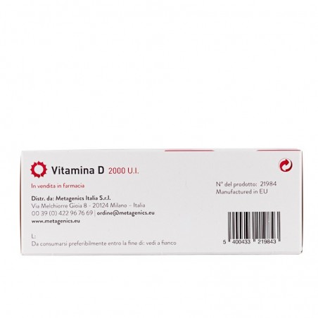 Integratore Vitamina D 2000 U.I. , 168 cps masticabili Metagenics