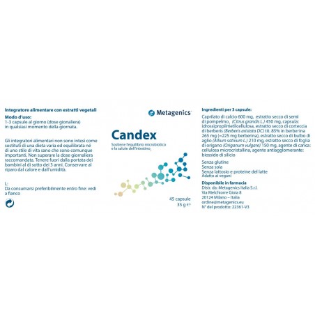 Integratore Candex - Metagenics