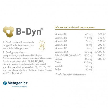 Integratore Vitamina B-Dyn - Metagenics