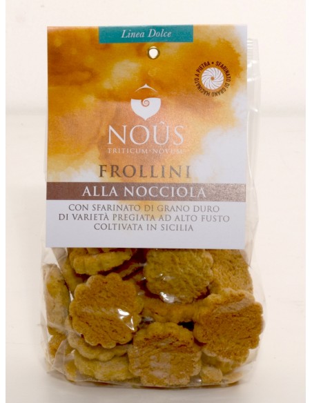 Frollini alla nocciola con ingredienti Biologici NOÛS