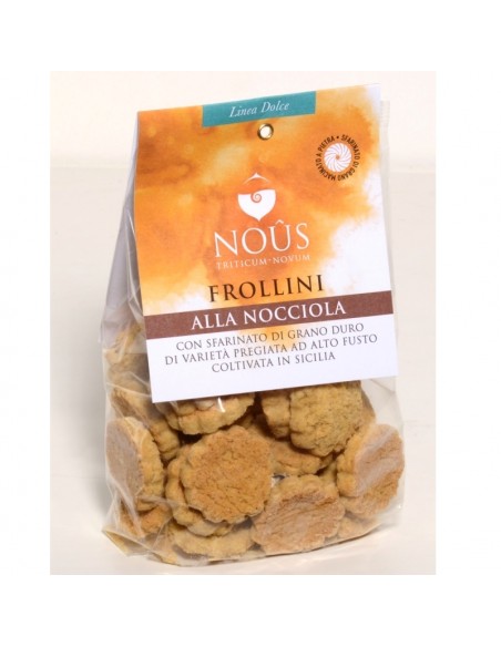 Frollini alla nocciola con ingredienti Biologici NOÛS