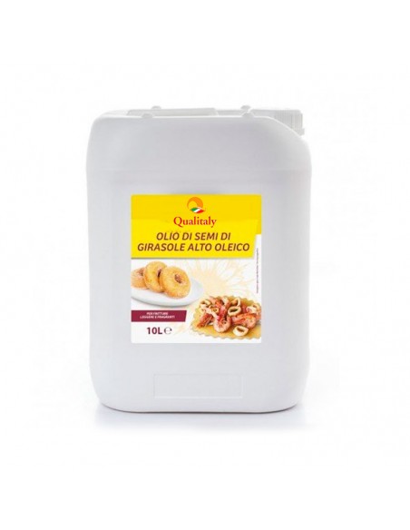 Olio di Girasole Alto Oleico Arricchito di Vitamine e Antiossidanti - Ideale per Friggere e Condire