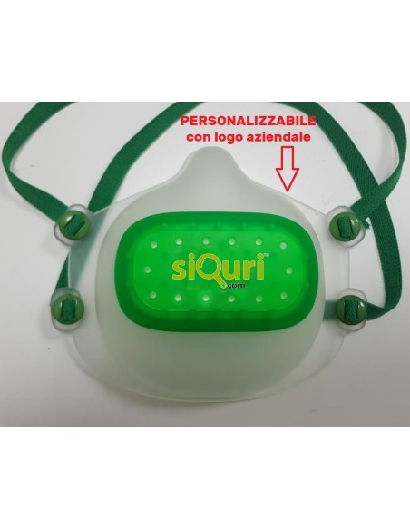 Mascherina riutilizzabile Eterna by siQuri - Made in Italy