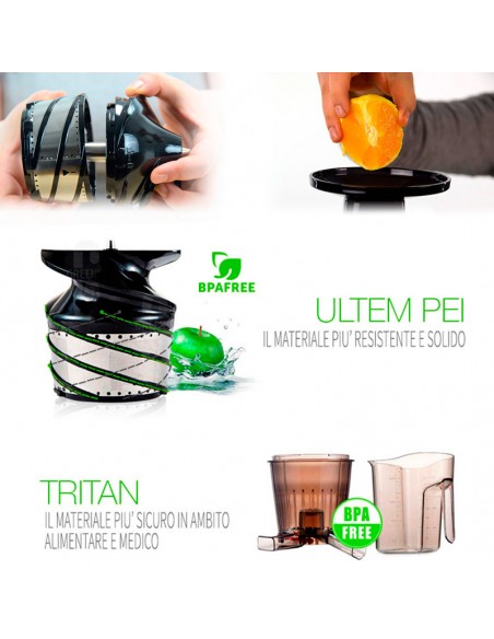 copy of Nuovo Estrattore di Succo a Freddo Essenzia PRO a 30 Giri Effettivi - Total BPA Free