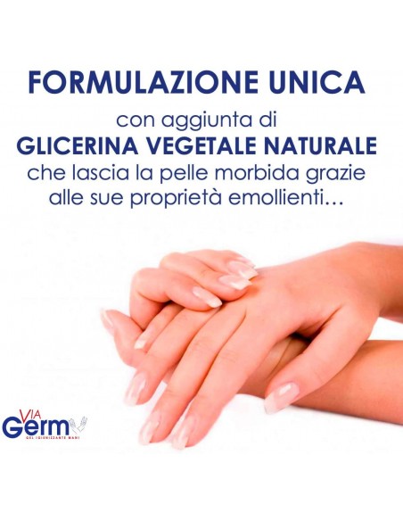 V Germ Out - Spray Igienizzante per Tessuti, Superfici, Ambienti con Alcool 70% - Presidio Medico Chirurgico - 5 L