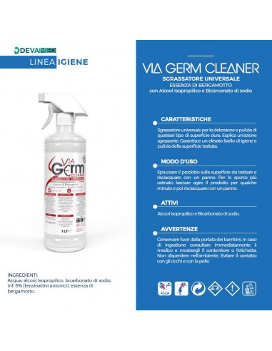 Via germ cleaner Sgrassatore...