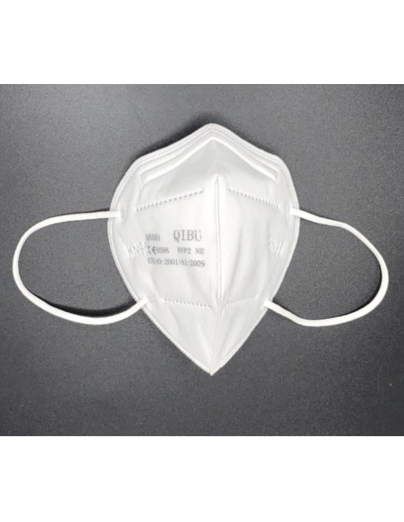 Mascherine FFP2 Certificate CE NR a 5 Strati di Protezione - Elastici e Clip per Naso Adattabile (Box da 25 PZ Sigillate)