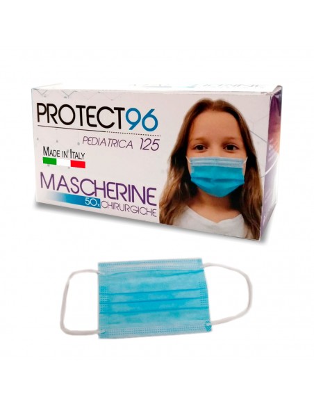 Mascherine Chirurgiche Certificate CE e Made in Italy - Dispositivo Medico di Tipo 1 Classe 2 - Idrorepellente