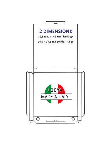 100 Scatole Cartone Pizza per Asporto...