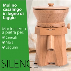 Immagine del Mulino in legno per farine, Waldner modello Silence, vista frontale