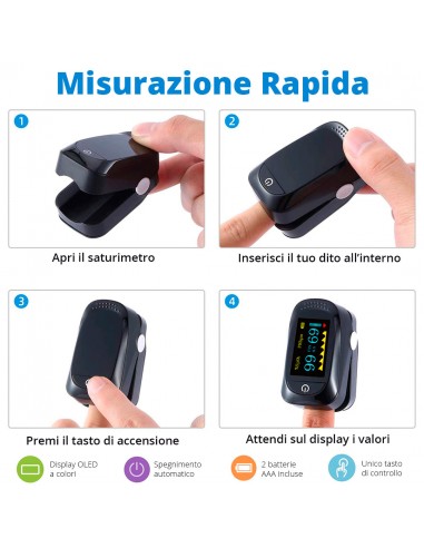 Saturimetro da Dito Professionale -...