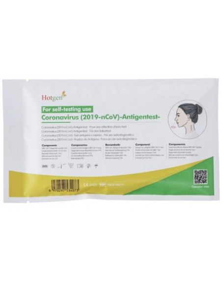 HotGen Tampone Rapido - Test Antigenico Nasale Covid-19  - AutoTest Fai da Te