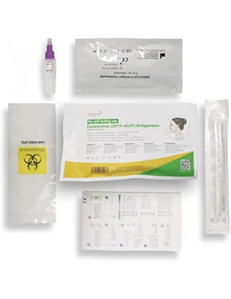 HotGen Tampone Rapido - Test Antigenico Nasale Covid-19  - AutoTest Fai da Te