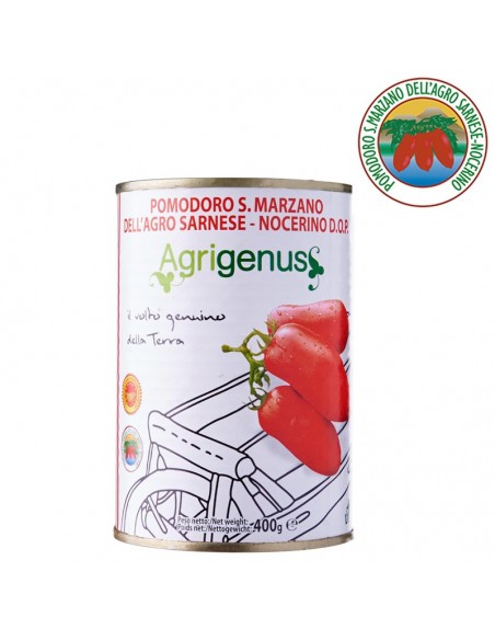 Agrigenus - Pomodori Pelati San Marzano DOP- Confezione da 400 g