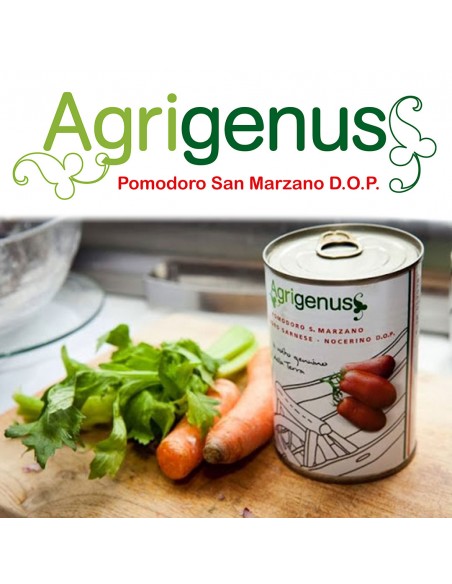 Agrigenus Pomodori San Marzano DOP (Agro Sarnese Nocerino) 12 Pezzi da 400 g