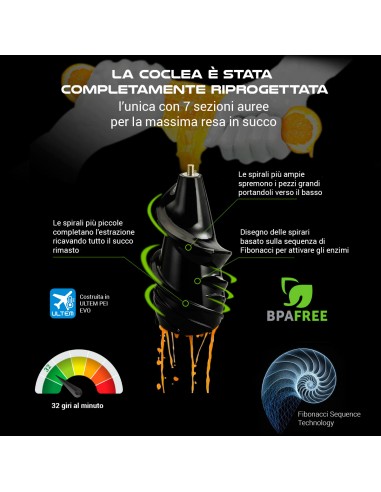JuicePeace PRO Estrattore di Succo...