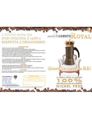 MOKARGENTO ROYAL 4TAZZE G.H.A.