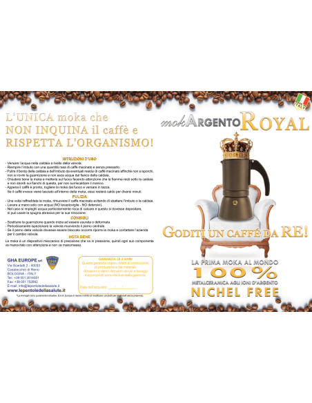 MOKARGENTO ROYAL 4TAZZE G.H.A.