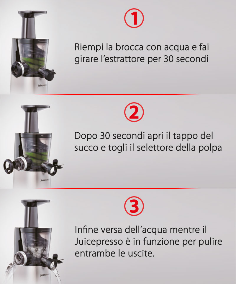 Regolatore di fibre nel Juicepresso siQuri